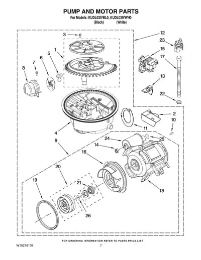 PUMP AND MOTOR PARTS