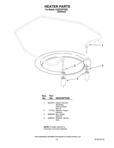 HEATER PARTS