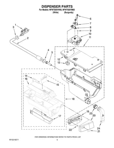 DISPENSER PARTS