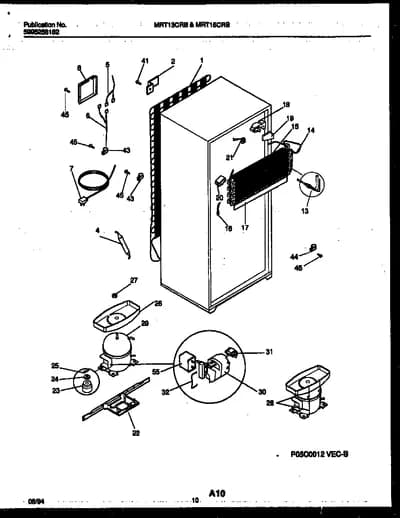 SYSTEM AND AUTOMATIC DEFROST PARTS
