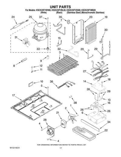 UNIT PARTS