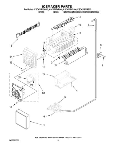 ICEMAKER PARTS