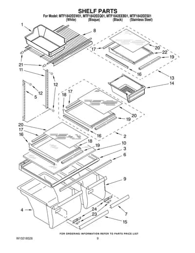 SHELF PARTS