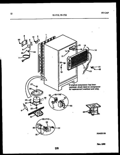 SYSTEM AND AUTOMATIC DEFROST PARTS