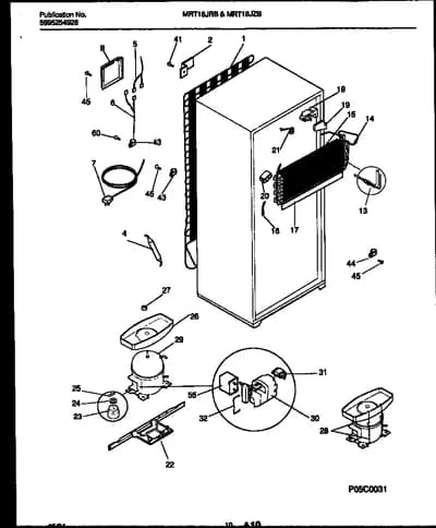 SYSTEM AND AUTOMATIC DEFROST PARTS