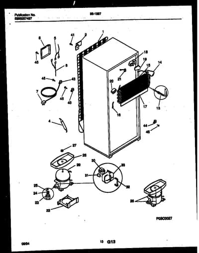 SYSTEM AND AUTOMATIC DEFROST PARTS