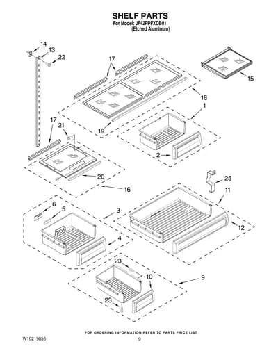 SHELF PARTS