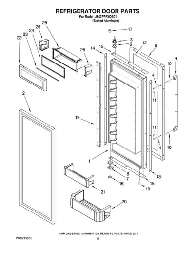 REFRIGERATOR DOOR PARTS