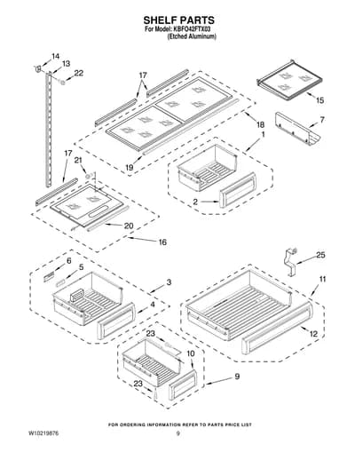 SHELF PARTS