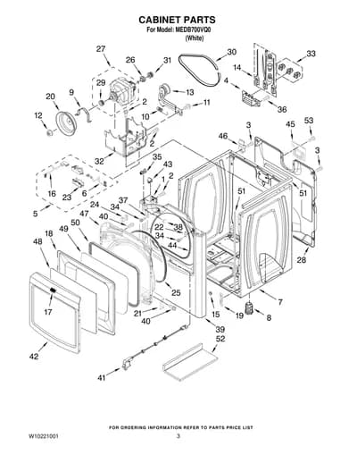 CABINET PARTS
