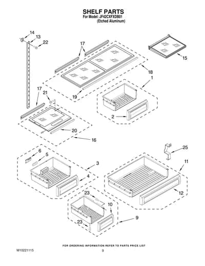 SHELF PARTS