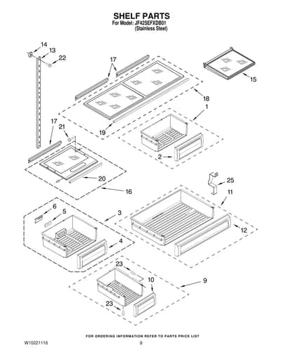 SHELF PARTS