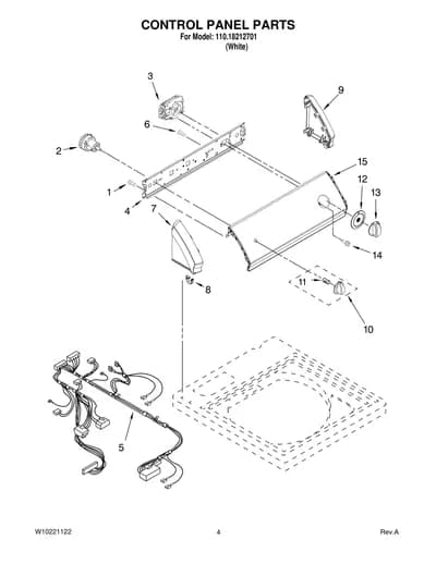 CONTROL PANEL PARTS