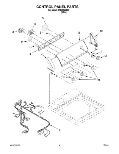 CONTROL PANEL PARTS