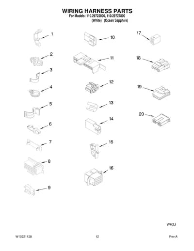 WIRING HARNESS PARTS