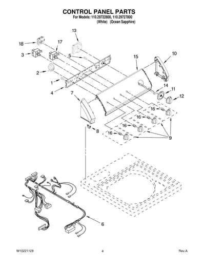 CONTROL PANEL PARTS