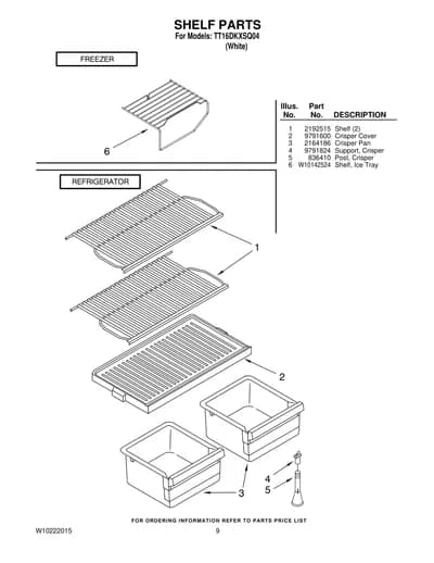 SHELF PARTS