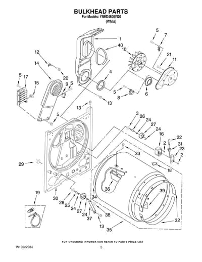 BULKHEAD PARTS