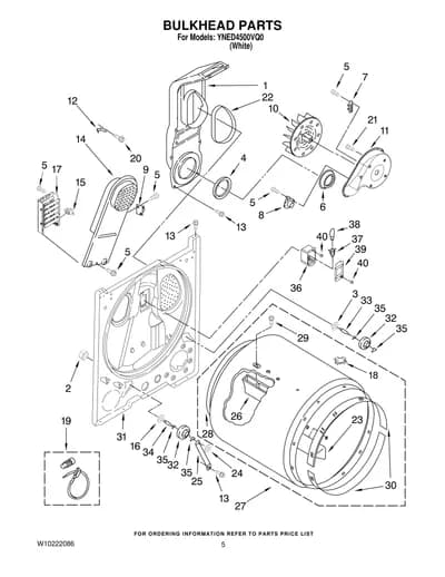 BULKHEAD PARTS