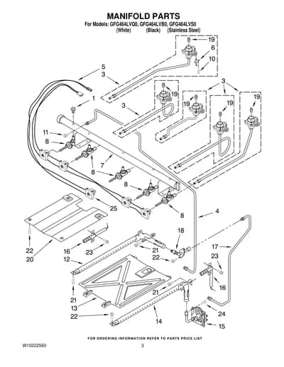 MANIFOLD PARTS