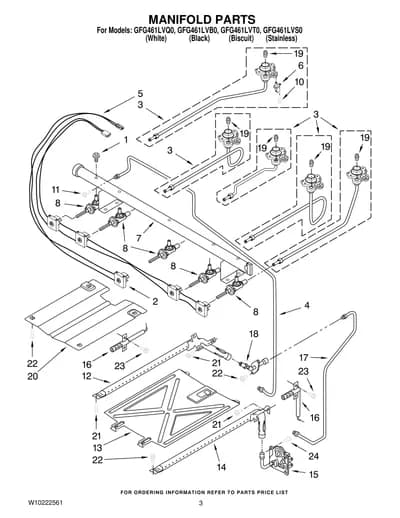 MANIFOLD PARTS