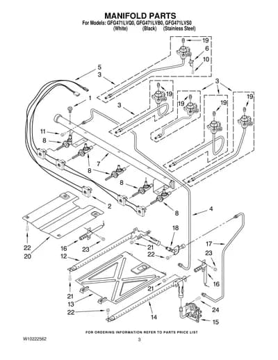 MANIFOLD PARTS