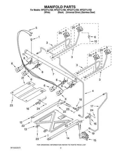 MANIFOLD PARTS