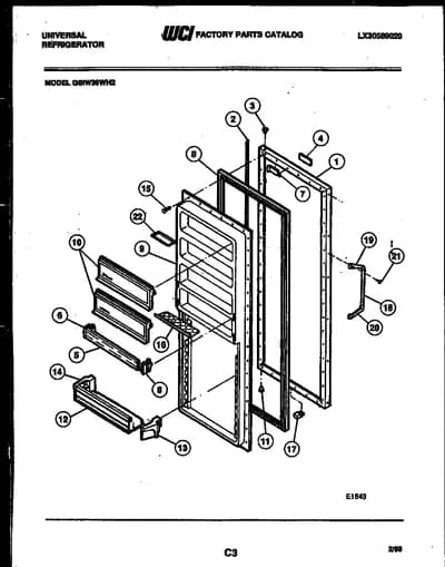 REFRIGERATOR DOOR PARTS