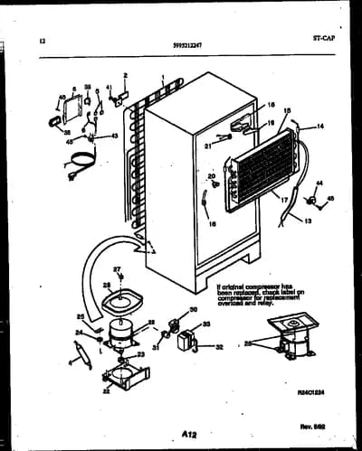 SYSTEM AND AUTOMATIC DEFROST PARTS