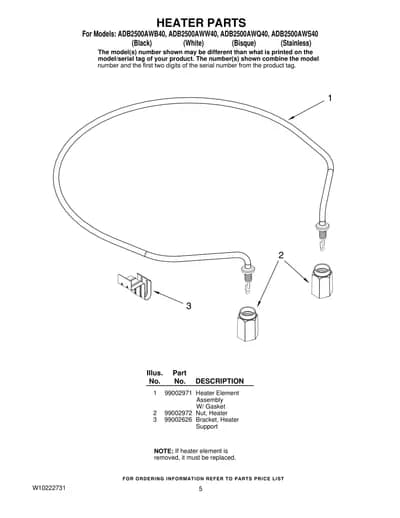 HEATER PARTS