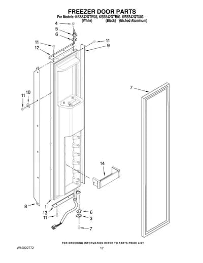 FREEZER DOOR PARTS