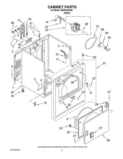 CABINET PARTS