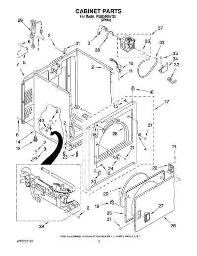 CABINET PARTS