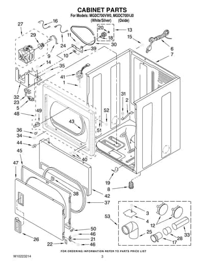 CABINET PARTS