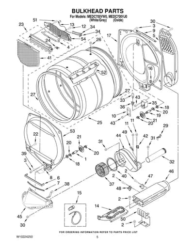 BULKHEAD PARTS