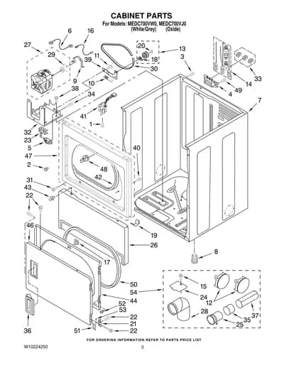 CABINET PARTS