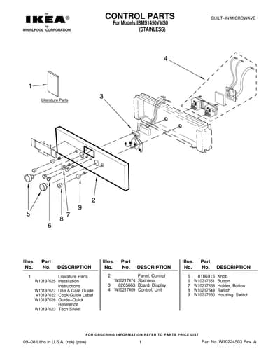 CONTROL PARTS