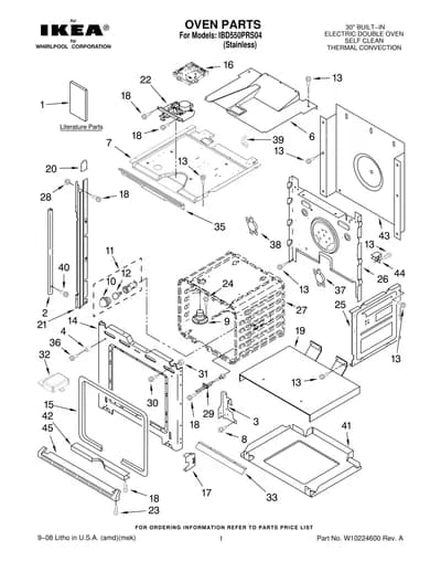 OVEN PARTS
