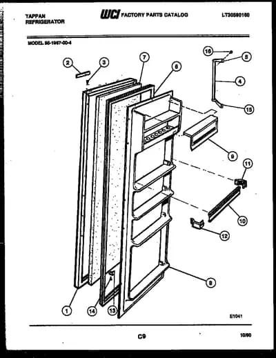 REFRIGERATOR DOOR PARTS