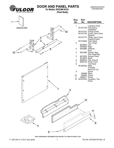 DOOR AND PANEL PARTS