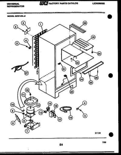 SYSTEM AND AUTOMATIC DEFROST PARTS