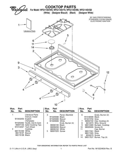 COOKTOP PARTS