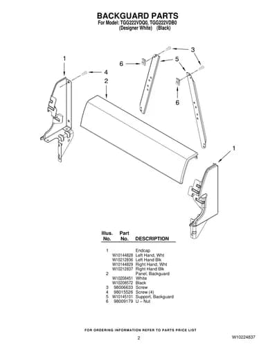 BACKGUARD PARTS