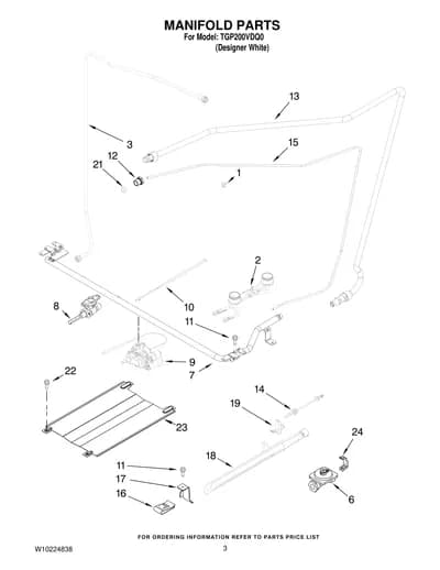 MANIFOLD PARTS