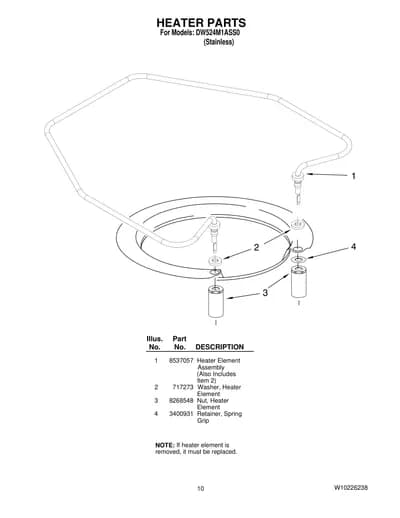 HEATER PARTS