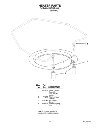 HEATER PARTS