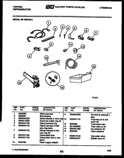 ICE MAKER INSTALLATION PARTS