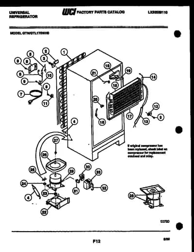 SYSTEM AND AUTOMATIC DEFROST PARTS