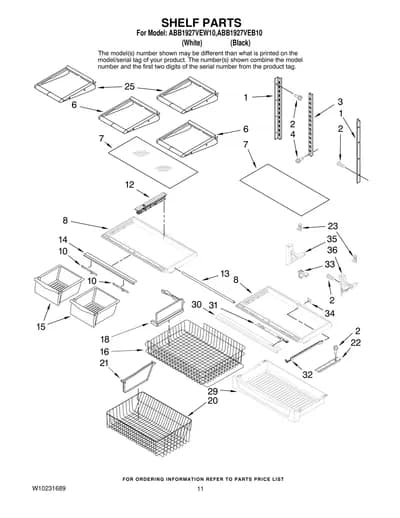 SHELF PARTS