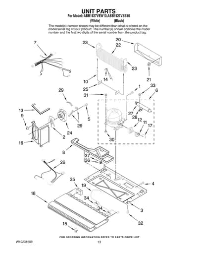 UNIT PARTS
